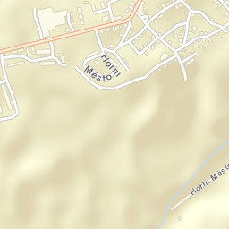 Horní Město Street Map