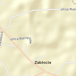 Zabłocie Street Map