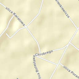 Chybie Street Map