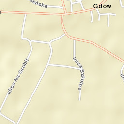 Gdów Street Map