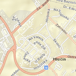 Hlučín Street Map