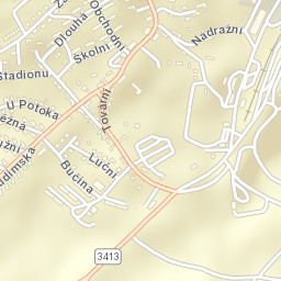 Prachovice Street Map