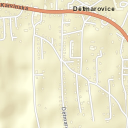 Dětmarovice Street Map