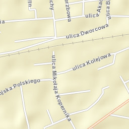 Mnich Street Map