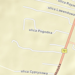 Wieprz Street Map