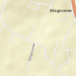 Głogoczów Street Map