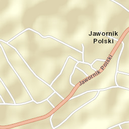 Jawornik Polski Street Map