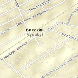 Vysokyy Street Map