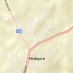 Hrabyně Street Map