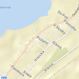 Vrbice Street Map