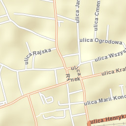 Kęty Street Map