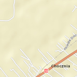 Chocznia Street Map