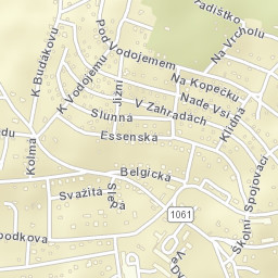 Hradištko Street Map