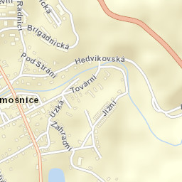 Třemošnice Street Map