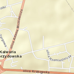 Kalwaria Zebrzydowska Street Map