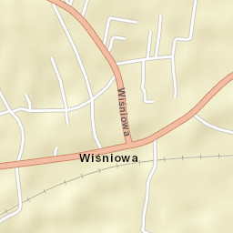 Wiśniowa Street Map