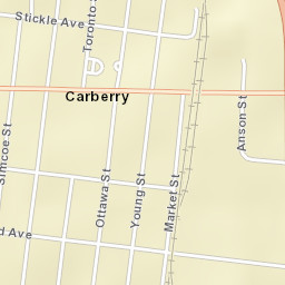 Carberry Street Map