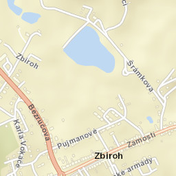 Zbiroh Street Map
