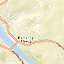 Kamenný Přívoz Street Map