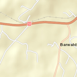 Barwałd Górny Street Map