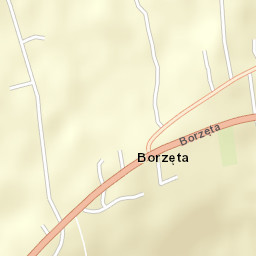 Borzęta Street Map