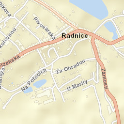 Radnice Street Map