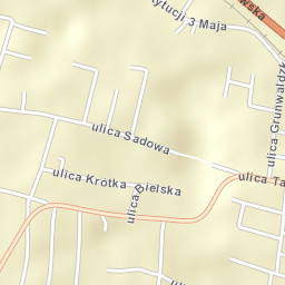 Roczyny Street Map