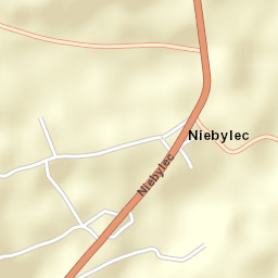Niebylec Street Map
