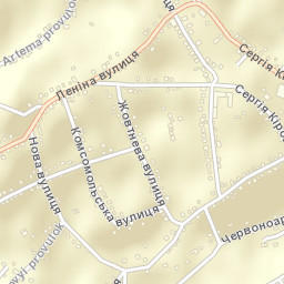Khorosheve Street Map