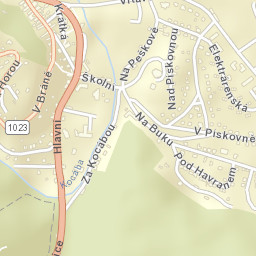 Štěchovice Street Map