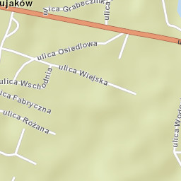 Bujaków Street Map