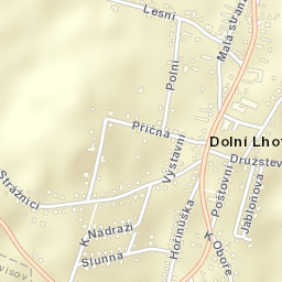 Dolní Lhota Street Map