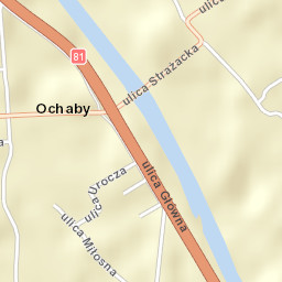 Ochaby Street Map
