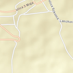 Lanckorona Street Map