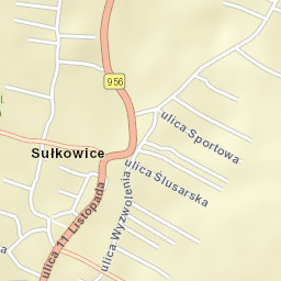 Sułkowice Street Map