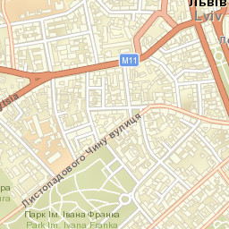 Lviv Street Map