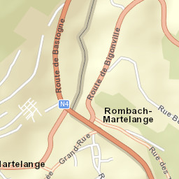 Martelange Street Map