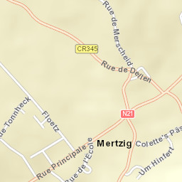 Mertzig Street Map