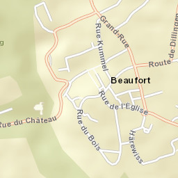 Beaufort Street Map