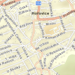 Hořovice Street Map