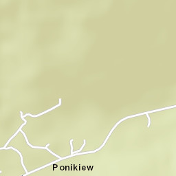 Ponikiew Street Map