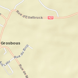 Grosbous Street Map