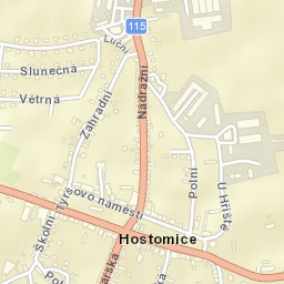 Hostomice Street Map