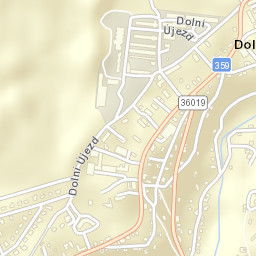 Dolní Újezd Street Map