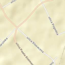 Kaczyce Street Map