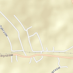 Stryszów Street Map