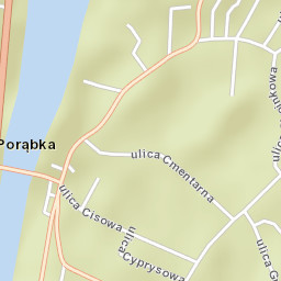 Porąbka Street Map