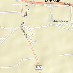 Černošín Street Map