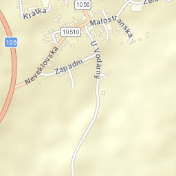 Netvořice Street Map