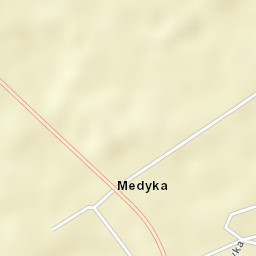 Medyka Street Map